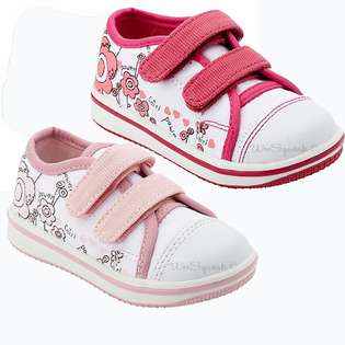 Wee Squeak Velcro Tennis Shoes Girl Power Pink Girls 10 