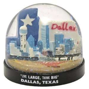  Dallas, Texas Motto Snow Globe