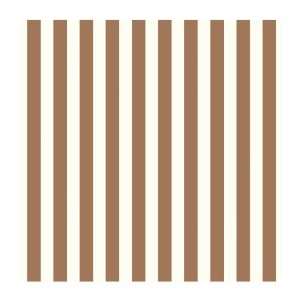   Stripes OS0801 1 Inch Stripe Wallpaper, Copper/White