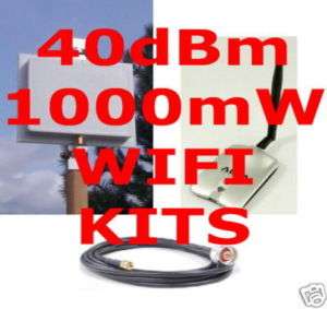 Mile Range! 40dBm Long Range WIFI Booster USB Antenna  