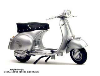 Vespa 150GS (1958) silver body 118 Maisto VERY RARE  