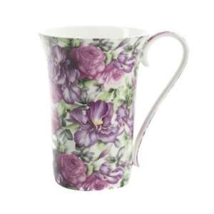   Flower Purple Coffee Mug Redwood Bone China New: Home & Kitchen
