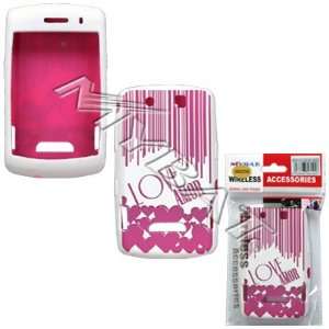 BLACKBERRY THUNDER 9500 AND STORM 9530 LOVE AMOR SILICONE COVER