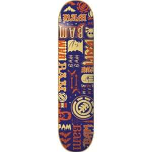    ELEMENT Deck Flashback Bam Size 8 with grip