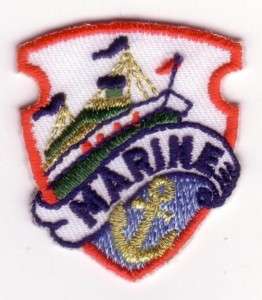 Marine Boat Ship Liner Anchor Embroidery Applique Patch  