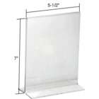 Laurence CRL Clear Acrylic Small Sign Card Holder