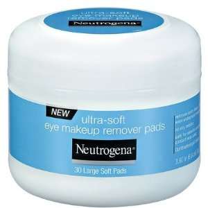  Neutrogena Ultra Soft Eye Makeup Remover Pads 30 ct (Pack 