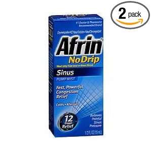  Afrin No Drip Nasal Spray Sinus 12 Hour Pump Mist 15 ml 