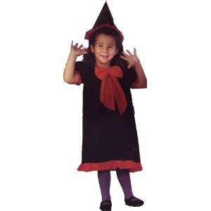  Witch Costume with Hat Child Size T Toddler 2T 4T: Toys 