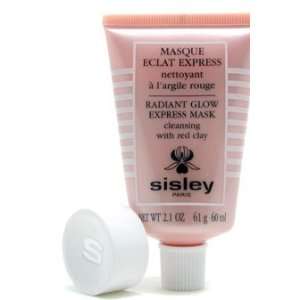 Radiant Glow Express Mask With Red Clays by Sisley for Unisex Beauty 