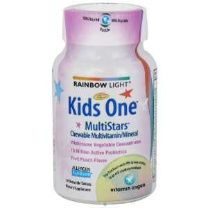  Rainbow Light   Kids One MultiStars Multivitamin Fruit Punch 