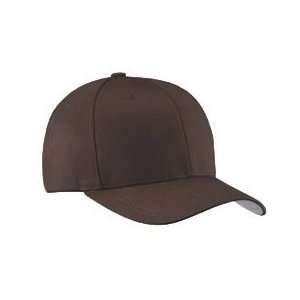  FLEXFIT BLANK HAT CAP WOOLY TWILL 6277 SMALL/MEDIUM BROWN 