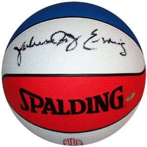  Julius Erving Autographed ABA Basketball: Sports 