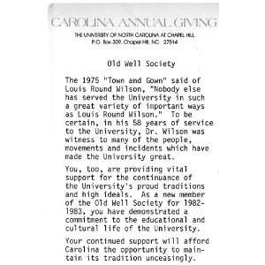   Society, The University of NC at Chapel Hill (CARD) 