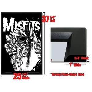  Framed Misfits Pushead Poster Skull Hair Hand Fr703
