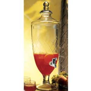 Chantilly 2 Gallon Drink Beverage Dispenser with Pouring Valve:  