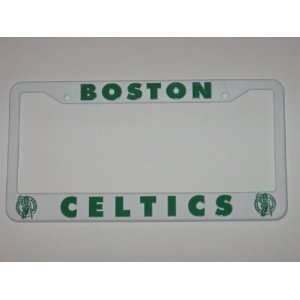 BOSTON CELTICS Team Logo Plastic LICENSE PLATE FRAME:  