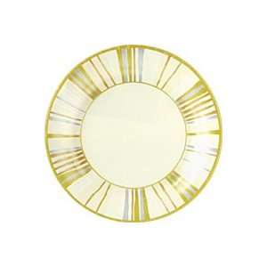  Solo Cream Gold 8 inch Paper Christmas Party Plates
