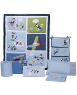 KidsLine Come Fly With Me 6 Piece Bedding Set   Boots