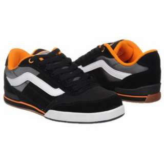 Athletics Vans Mens Wylie Black/Pewter/Orange Shoes 