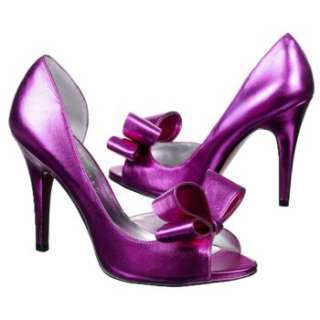Womens Paris Hilton Senorita Pink Metallic Shoes 