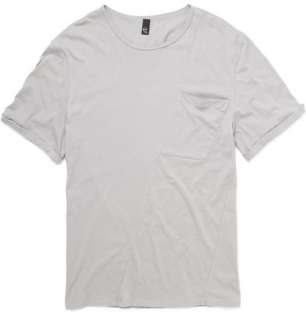   Clothing  T shirts  Crew necks  Twisted Pocket Cotton T shirt