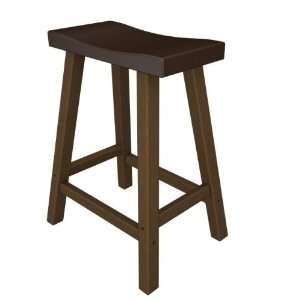  Pack of 2 Recycled Maui Counter Bar Stools   Raw Sienna 