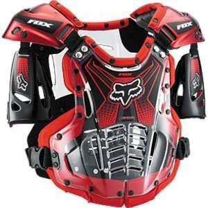  Fox Racing Airframe Chest Protector Red Chrome SML 