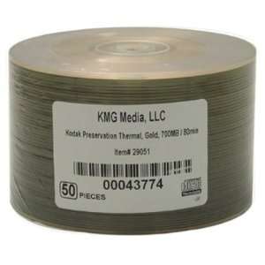  Kodak 29051 CD R Mdedia 80 min Gold 300yr Thermal 