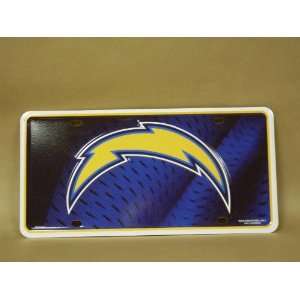  San Diego Chargers Metal Auto Tag: Sports & Outdoors
