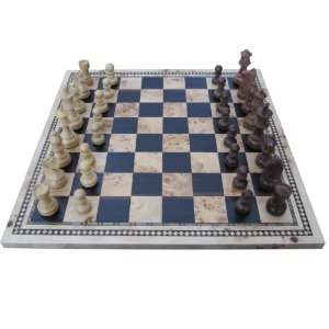  Michelle 16 Chess Set in Solid Hard Wood