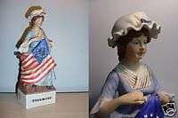 McCORMICK LIMITED EDITION “BETSY ROSS” FIGURINE BOTTLE  