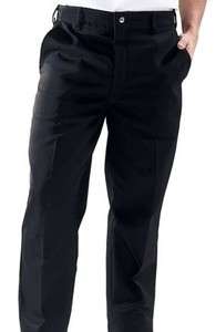 Dickies Black Chef D2 Wear Zip Front Pants CW050304 New 842308003082 