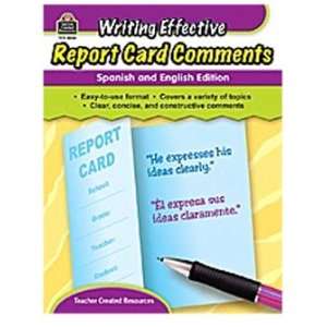  WRITING EFFECTIVE REPORT CARD: Toys & Games