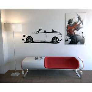   Sticker Decal Art Mural Car Audi A3 Cabriolet A97: Home & Kitchen