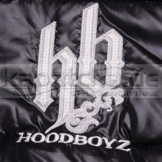 Hoodboyz Big Logo Basic Hooded Vest Weste Schwarz Kapatcha in versch 