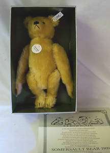 Steiff #01431 1990 12 Somersault Mohair Teddy Bear  