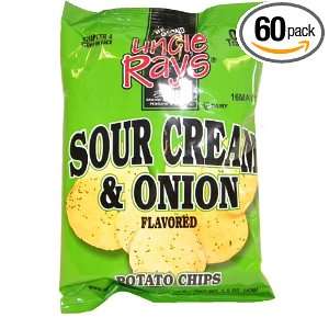 Uncle Rays Sour Cream & Onion, 1.5 Ounce Packages (Pack of 60 