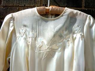 Vintage Edith Lances Wedding Dress Mesh Top with Bow Lovely 1950s 