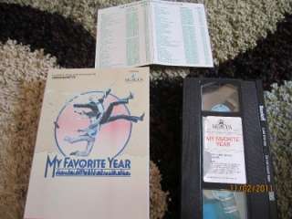   Oversized box My Favorie Year vhs MGM UA Home Video 1982 Color  