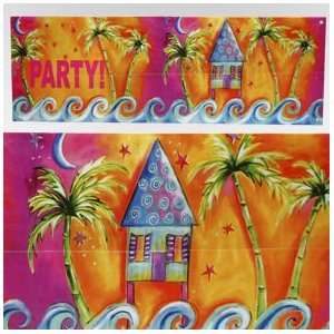  SALE Tropical Beach Party Banner SALE Toys & Games