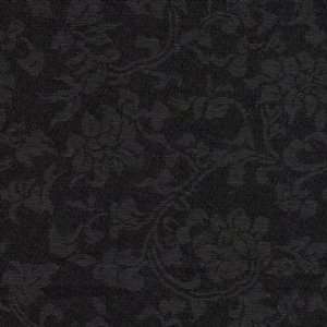  Asian Satin Brocade Decorative Paper   Midnight Black 