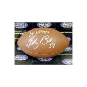   (New England Patriots) inscribed 3x Champs
