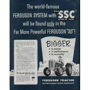 The world famous Ferguson System with SSC will be found only in the 