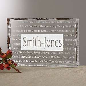  Personalized Gifts   Family Is Forever Family Names 