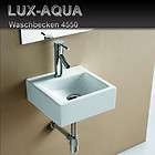 Lux aqua Gäste WC Waschbecken zur Wandmontage 4550