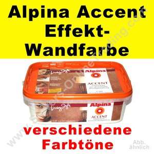Alpina Living Style Accent Wandfarbe, 12,96 €/l, Farbe 