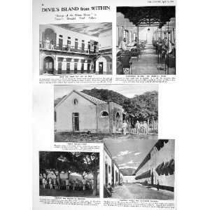  1930 DEVILS ISLAND PRISON HOUSE HOSPITAL WARD FRENCH 