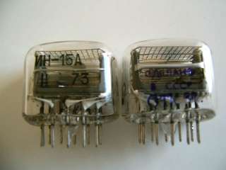 IN 15A IN15A Nixie Tubes ~IN 12 IN12 Russian Nixies 2pc  