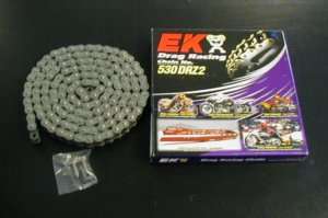 EK DRZ2 Nickel Drag Race Chain 530 x 150 link  